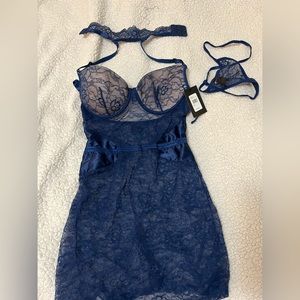 Blue fredericks of Hollywood NWT